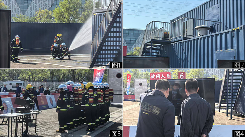 实战砺剑！凯长受邀中消院，建筑火灾扑救演示首场上演