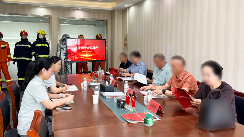 共话智能消防新方向！某地代表团莅临凯长参观交流
